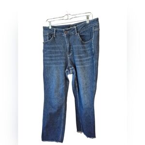 Judy Blue Women's Straight Leg Jeans - Dark Blue